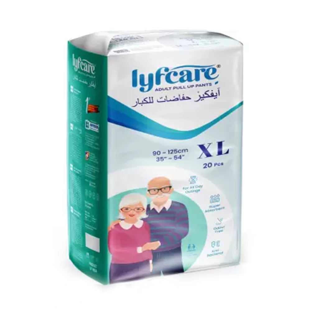 Lyfcare Classic Adult Pull Up Diaper Pants-XL.